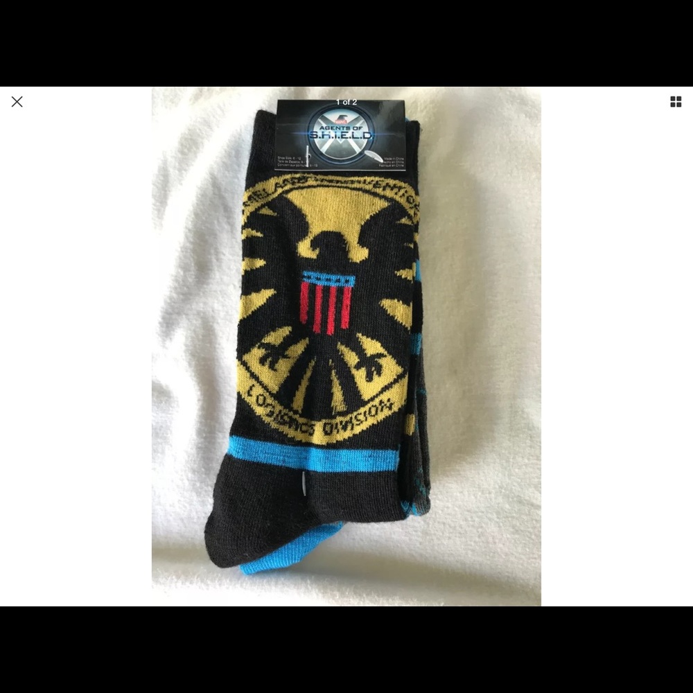 Agents of shield crew socks 🧦 (2 pairs)